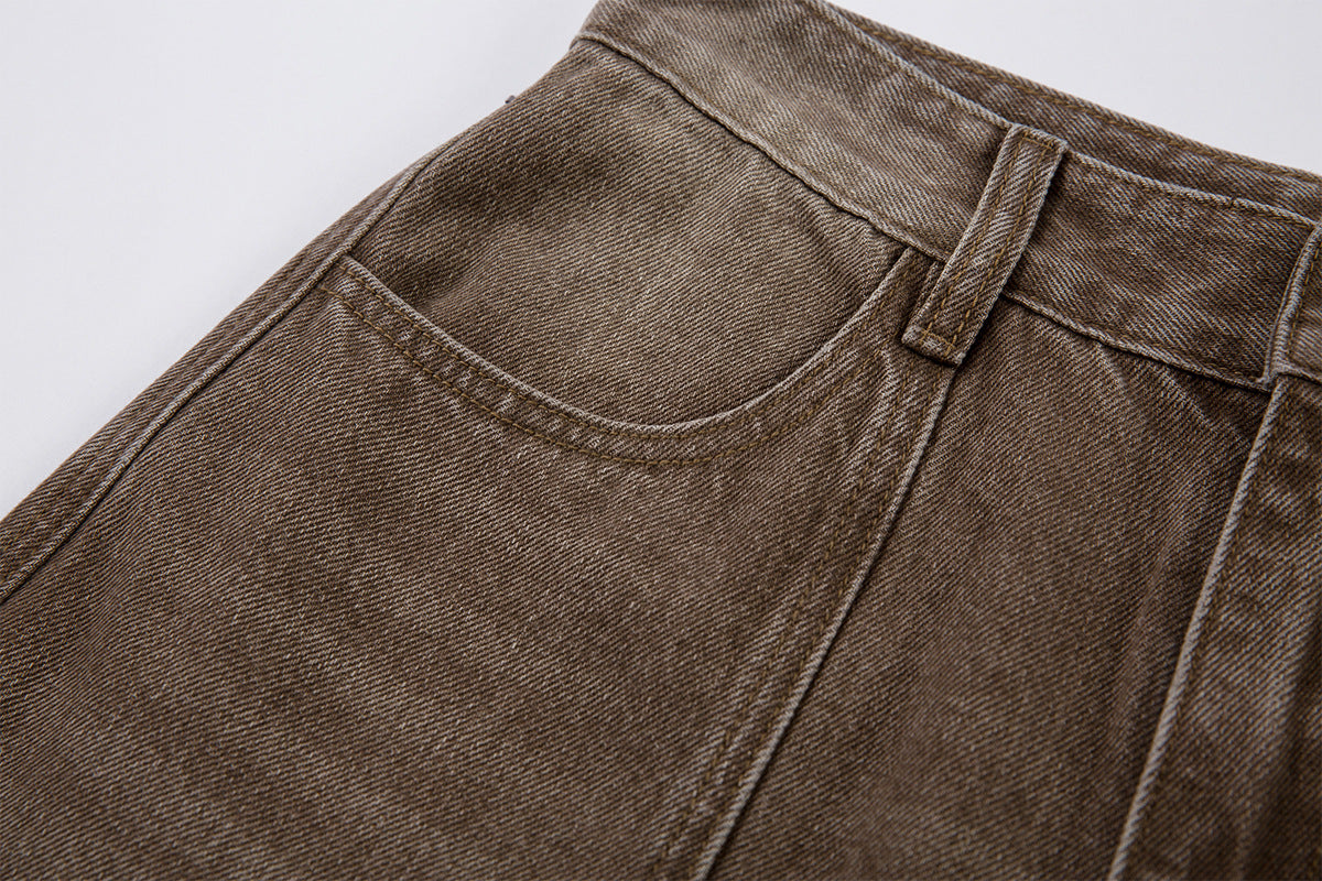 Vintage Washed Workwear | Barrel Jeans - Luxuryurbanwear