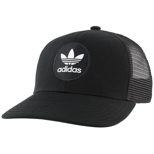 adidas Originals Mens Originals Circle Mesh Snapback Black/White One Size