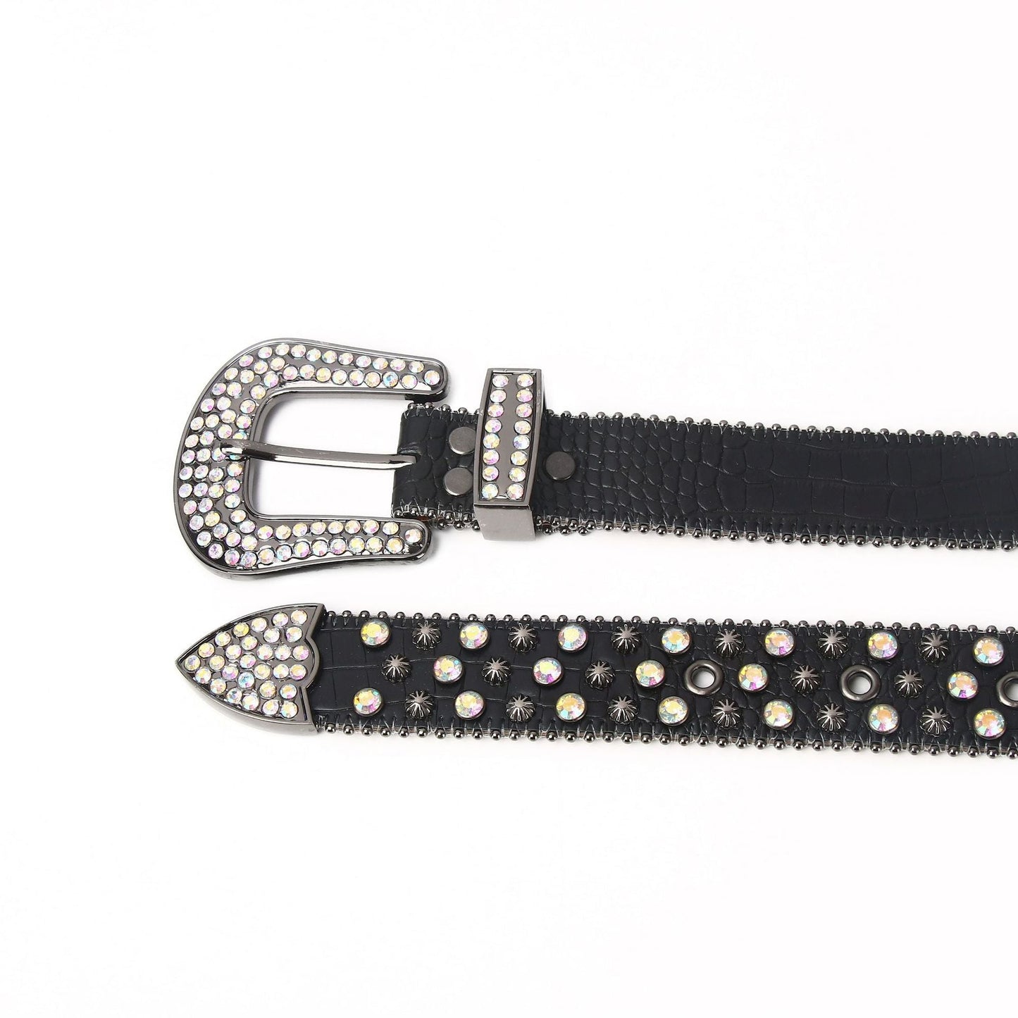 Street Rhinestone | Studded Belt - Luxuryurbanwear