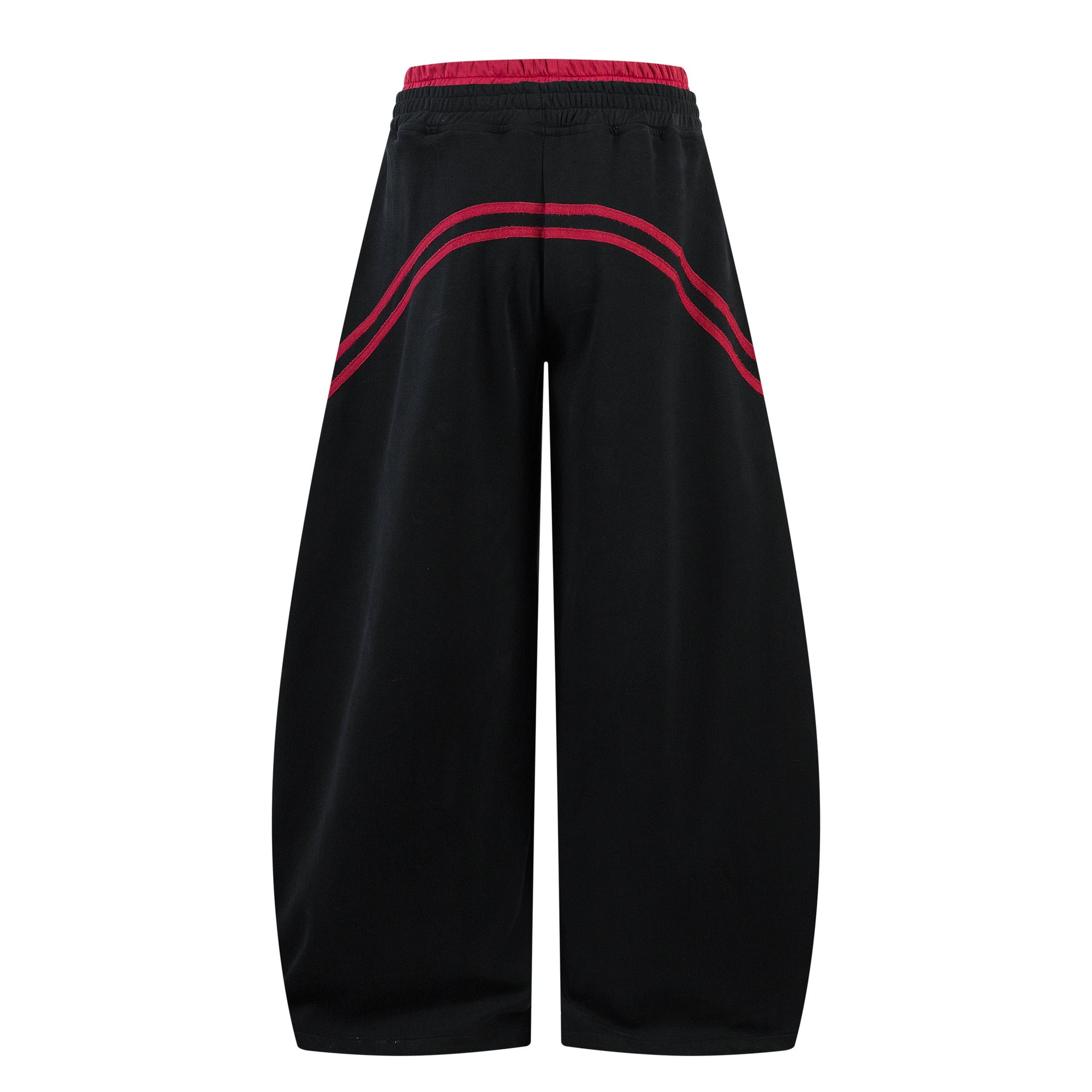 Red Stripe | Loose Street Pants - Luxuryurbanwear