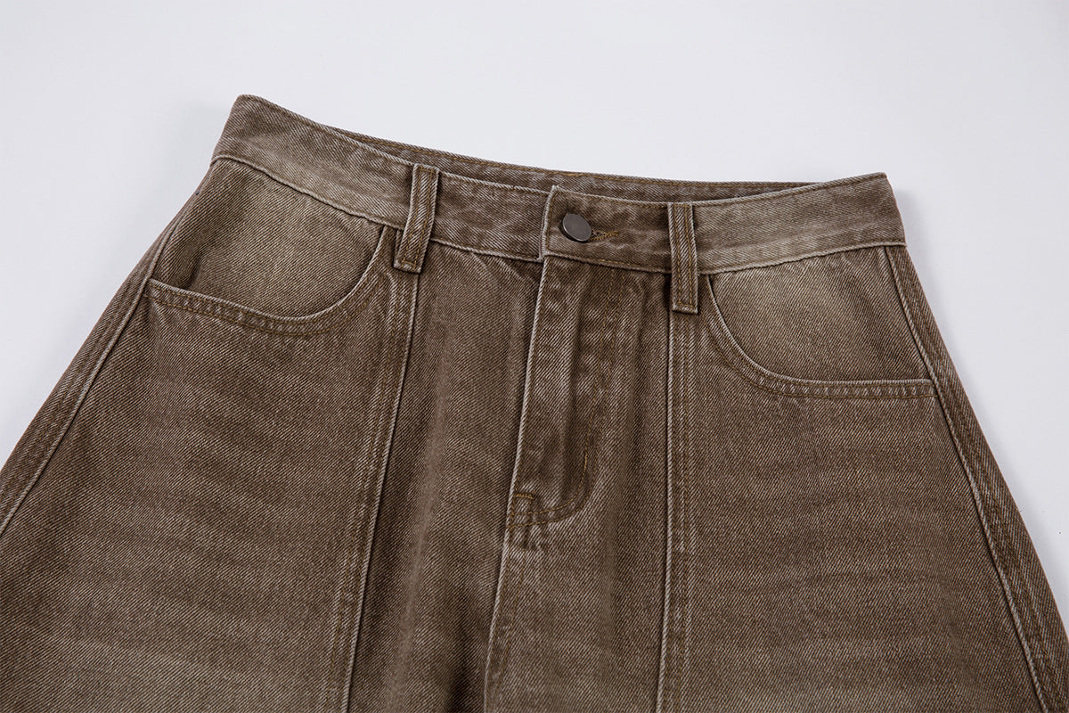 Vintage Washed Workwear | Barrel Jeans - Luxuryurbanwear