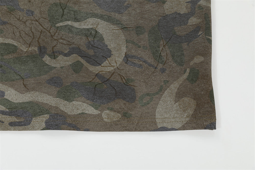 Collage Camouflage T-Shirt - Distorted Tactical Graphic Tee | LuxuryUrbanwear - Luxuryurbanwear