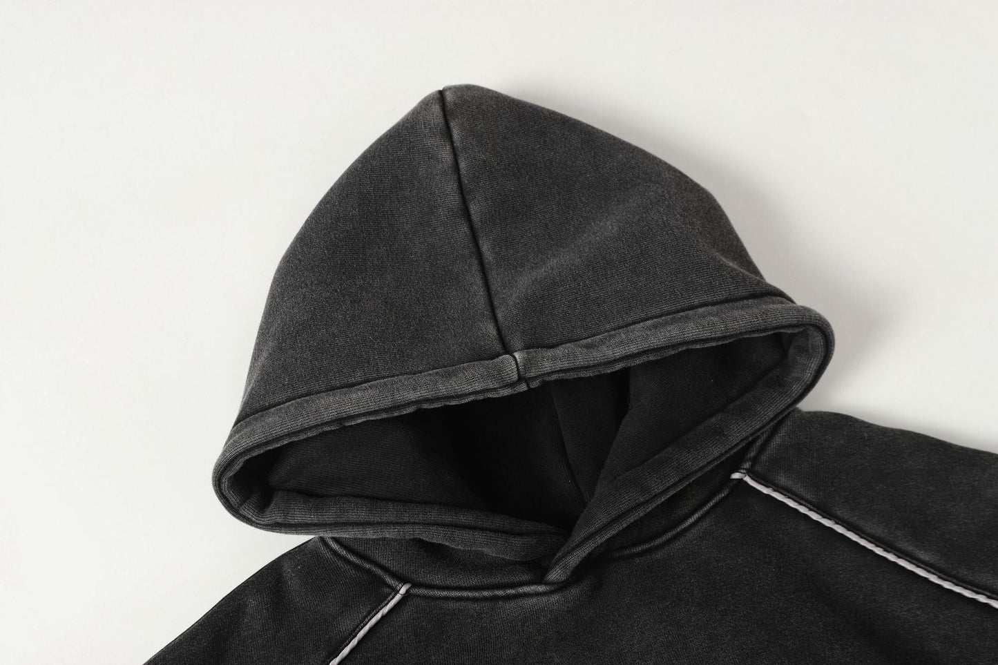 Retro Deconstructed | Patchwork Washed Hoodie - Luxuryurbanwear