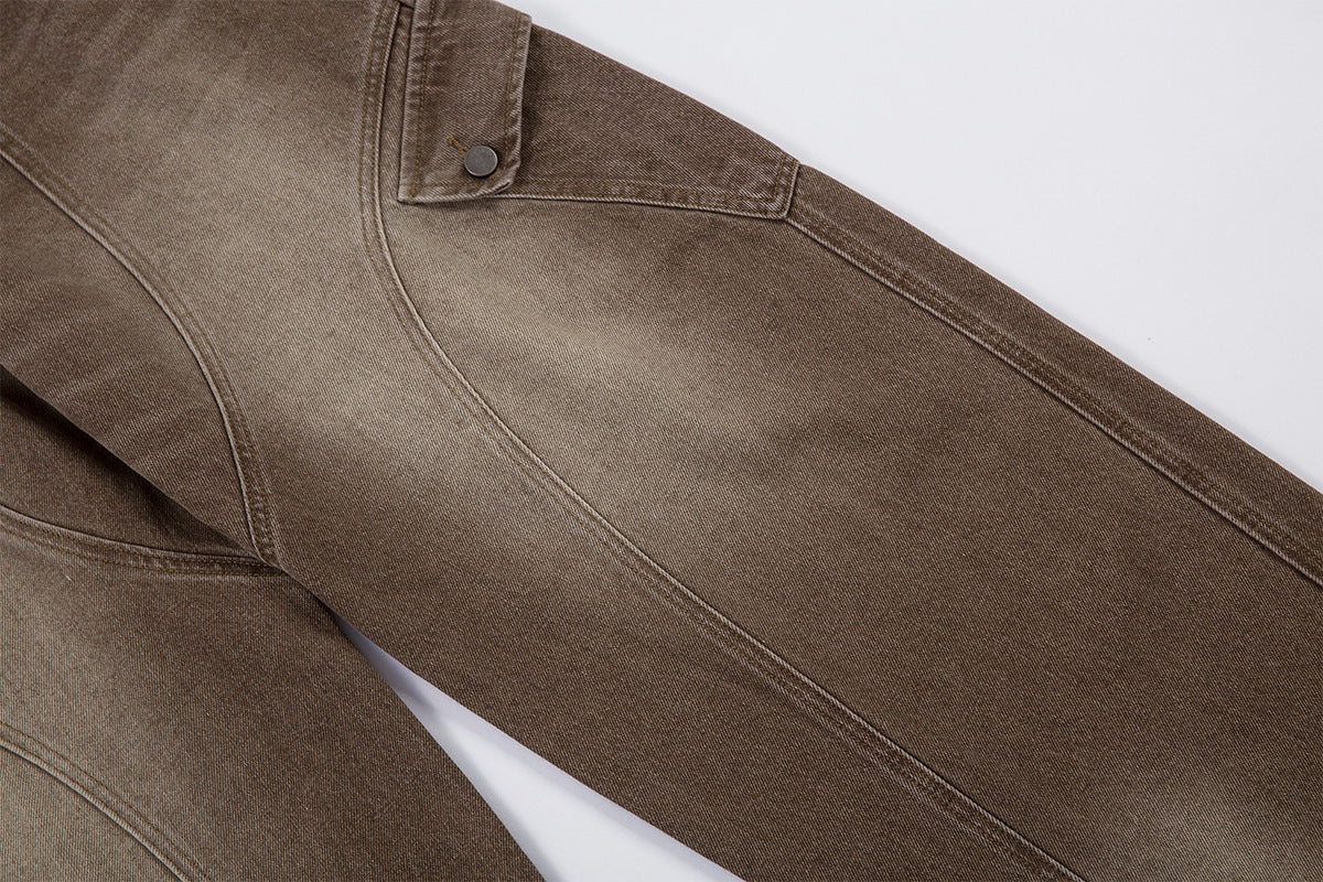 Vintage Washed Workwear | Barrel Jeans - Luxuryurbanwear