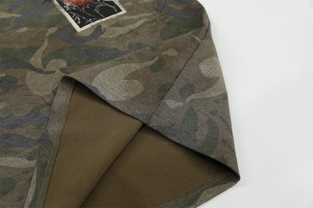 Collage Camouflage T-Shirt - Distorted Tactical Graphic Tee | LuxuryUrbanwear - Luxuryurbanwear