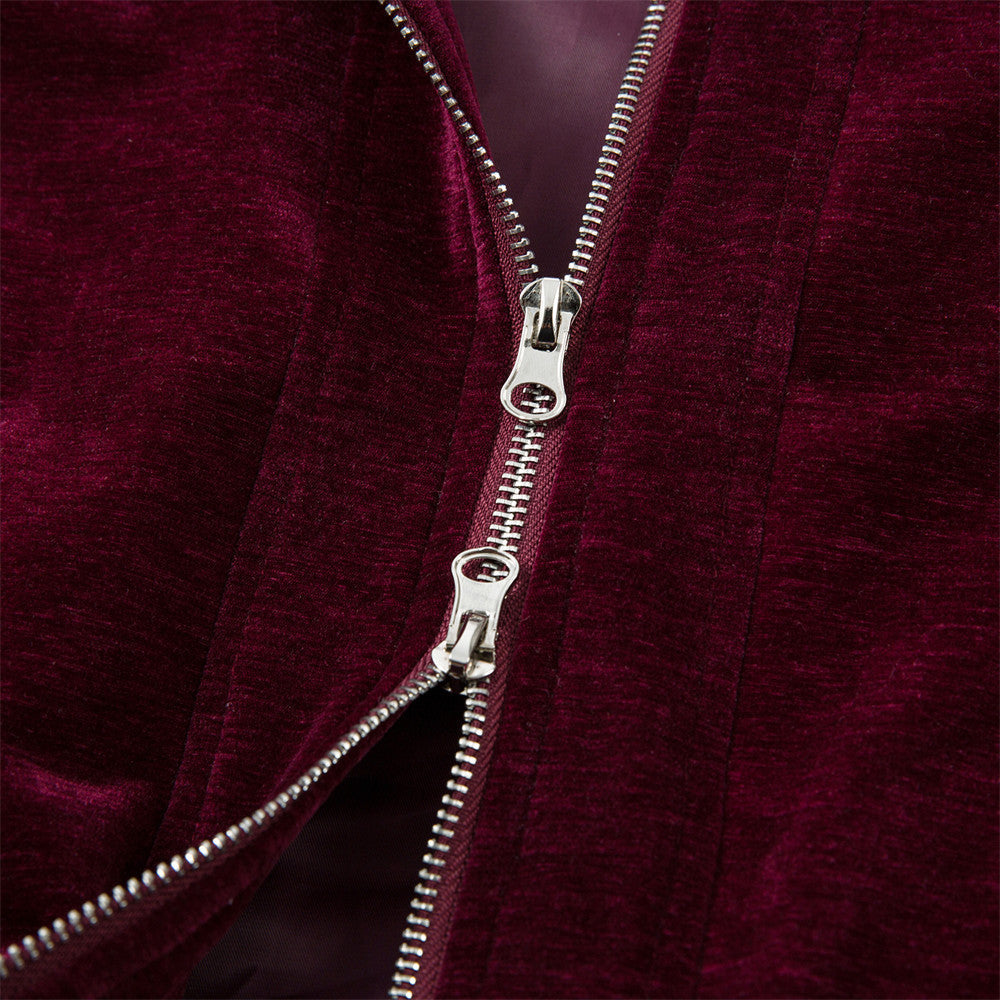 Retro Velvet | Luxury Lapel Jacket - Luxuryurbanwear