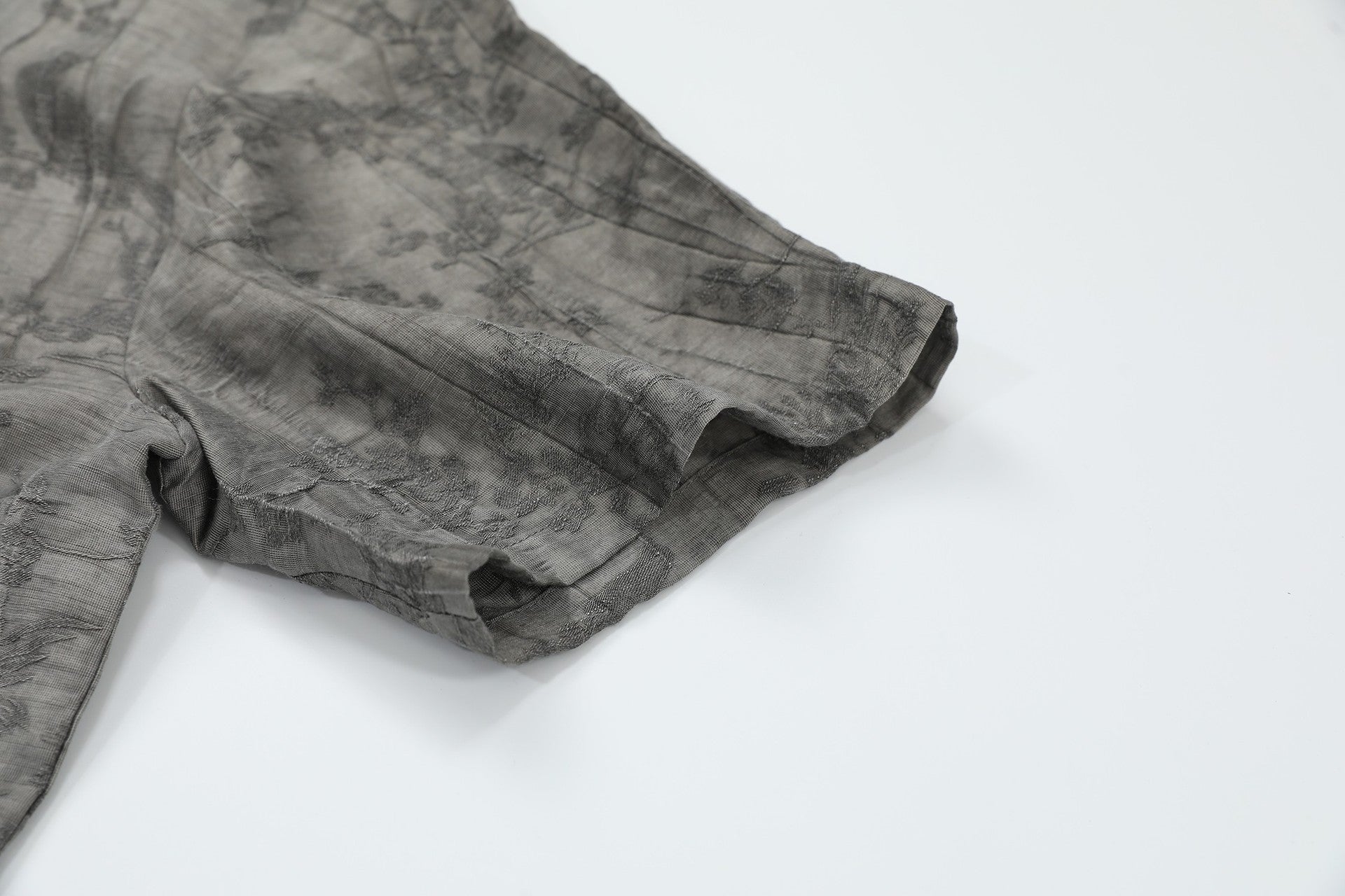 Crinkled Texture | Oversized T-Shirt - Luxuryurbanwear