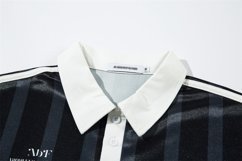 Retro Striped | Oversized Jersey - Luxuryurbanwear