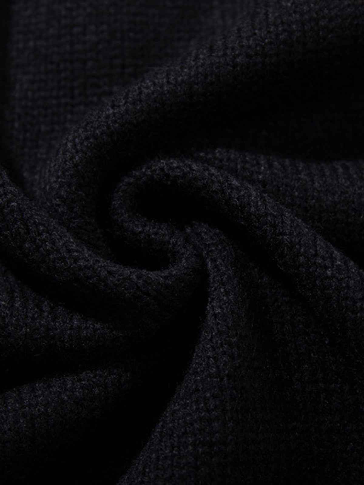 Street Dark Phantom Butterfly Stand-Collar Knit Cardigan Sweater