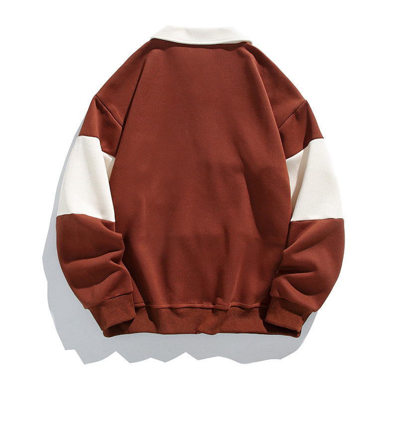 Classic Stripes | Timeless Polo Sweatshirt - Luxuryurbanwear