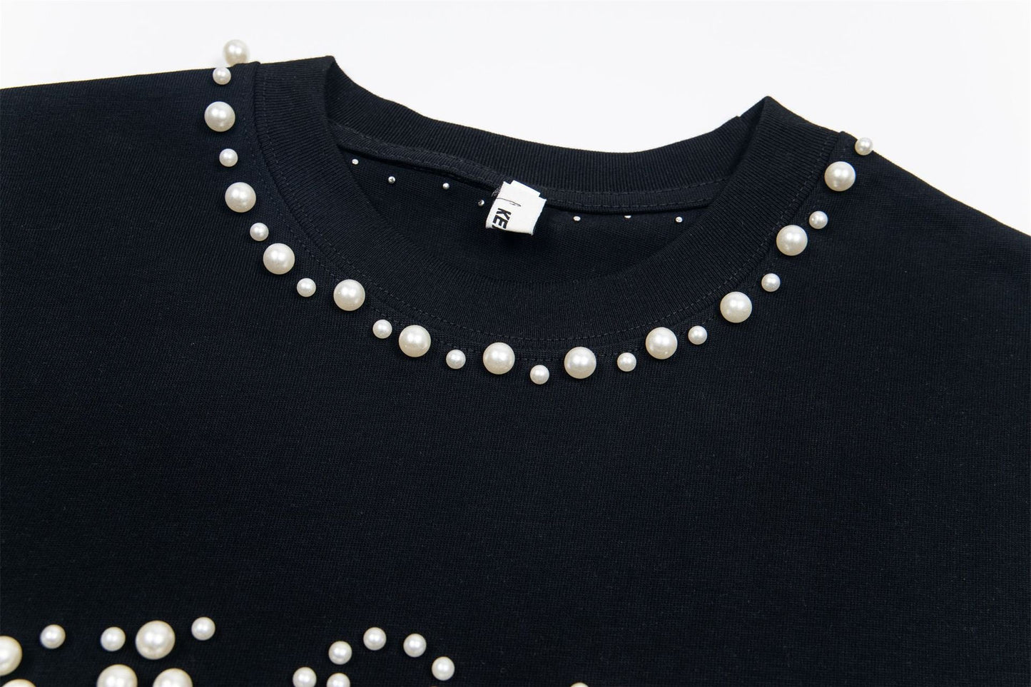 Pearl Studded | Hip Hop T-shirt - Luxuryurbanwear