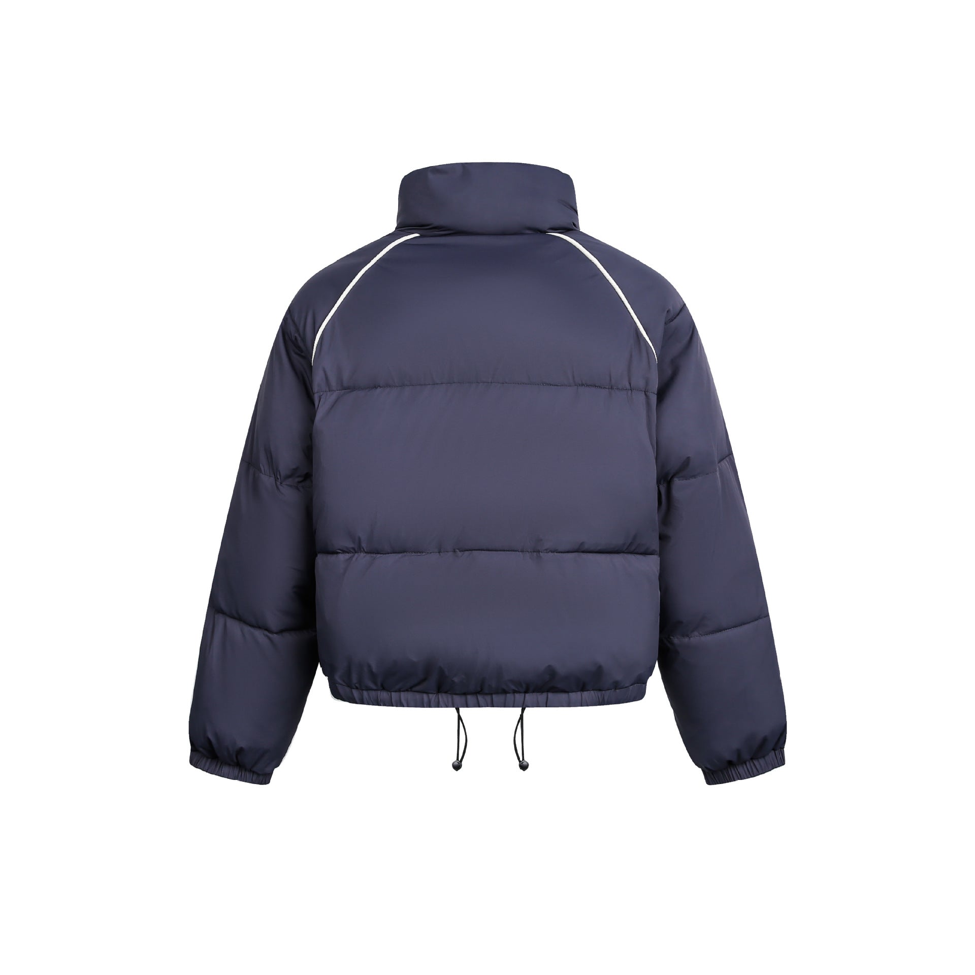 Panel Stitching | Stand Collar Coat - Luxuryurbanwear