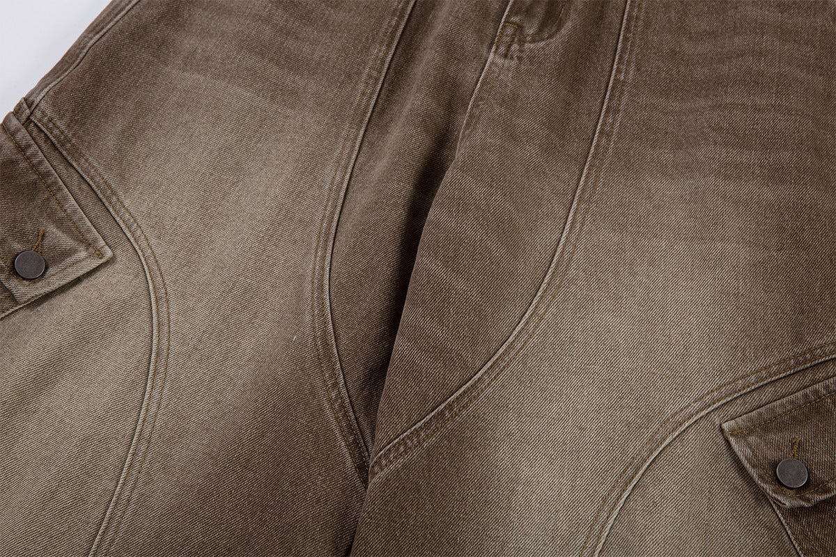Vintage Washed Workwear | Barrel Jeans - Luxuryurbanwear
