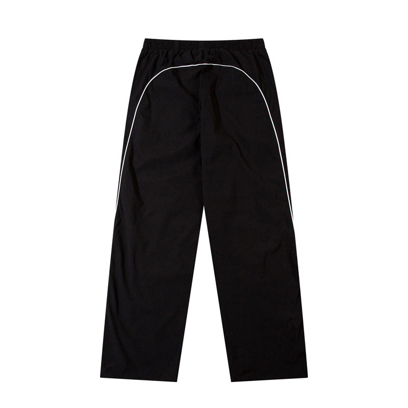 Urban Bloc Color-Blocked Sweatpants - Architectural Tech-Fleece Joggers | LuxuryUrbanwear - Luxuryurbanwear