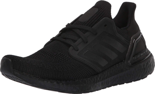 adidas Womens Ultraboost 20 Sneaker Black/Black/Solar Red 9.5