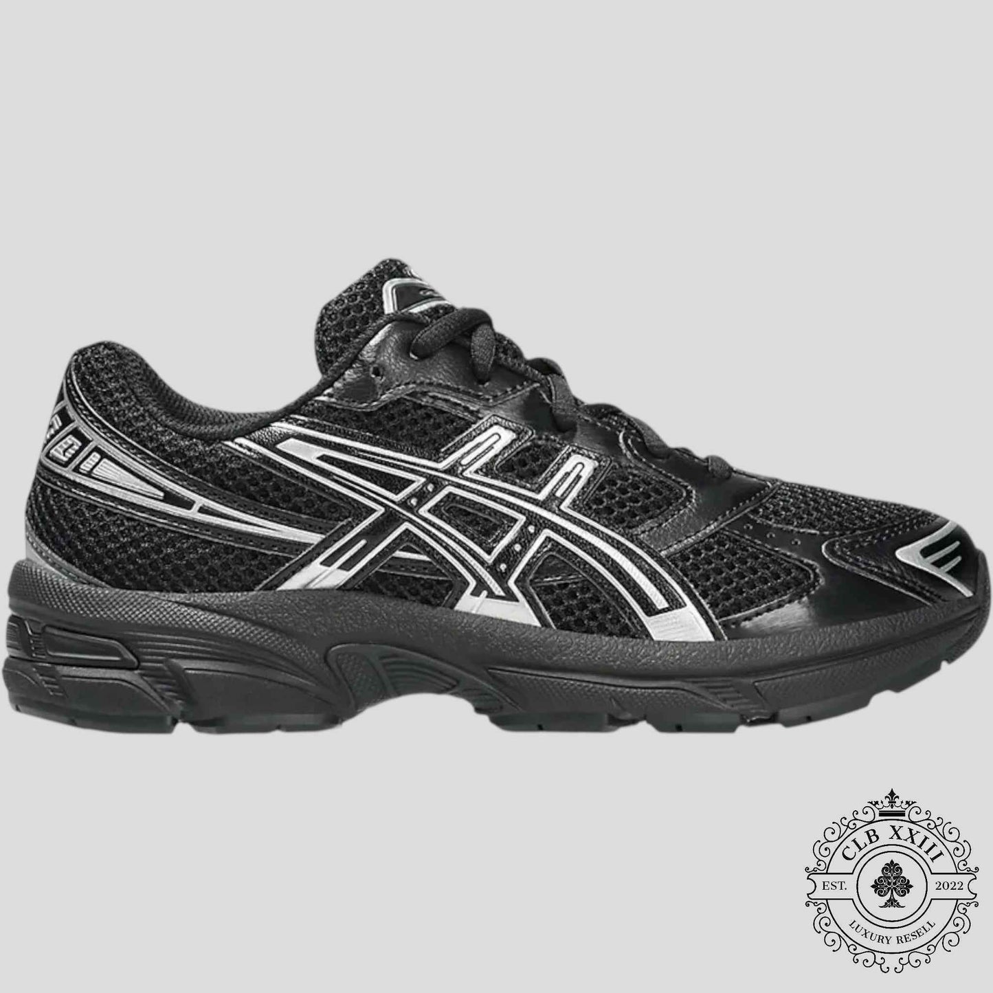 ASICS Gel-1130 Black Pure Silver (GS)