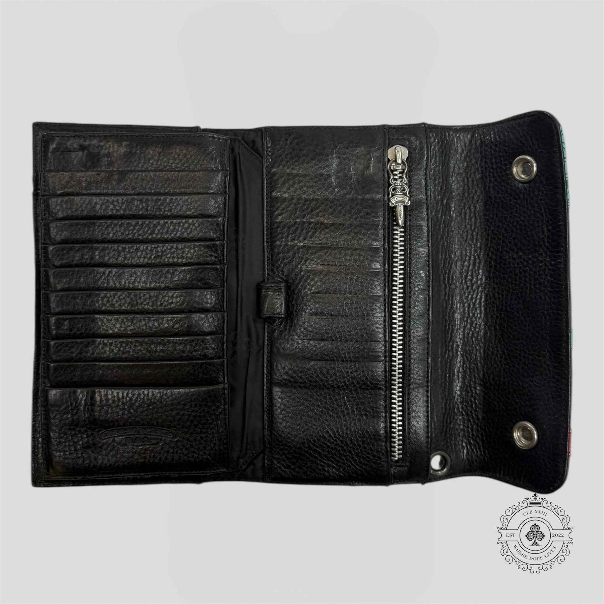 Chrome Hearts Cross Patch Wave Wallet