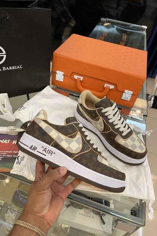 Custom Monogram Air Force 1 Low 07 SneakerNational