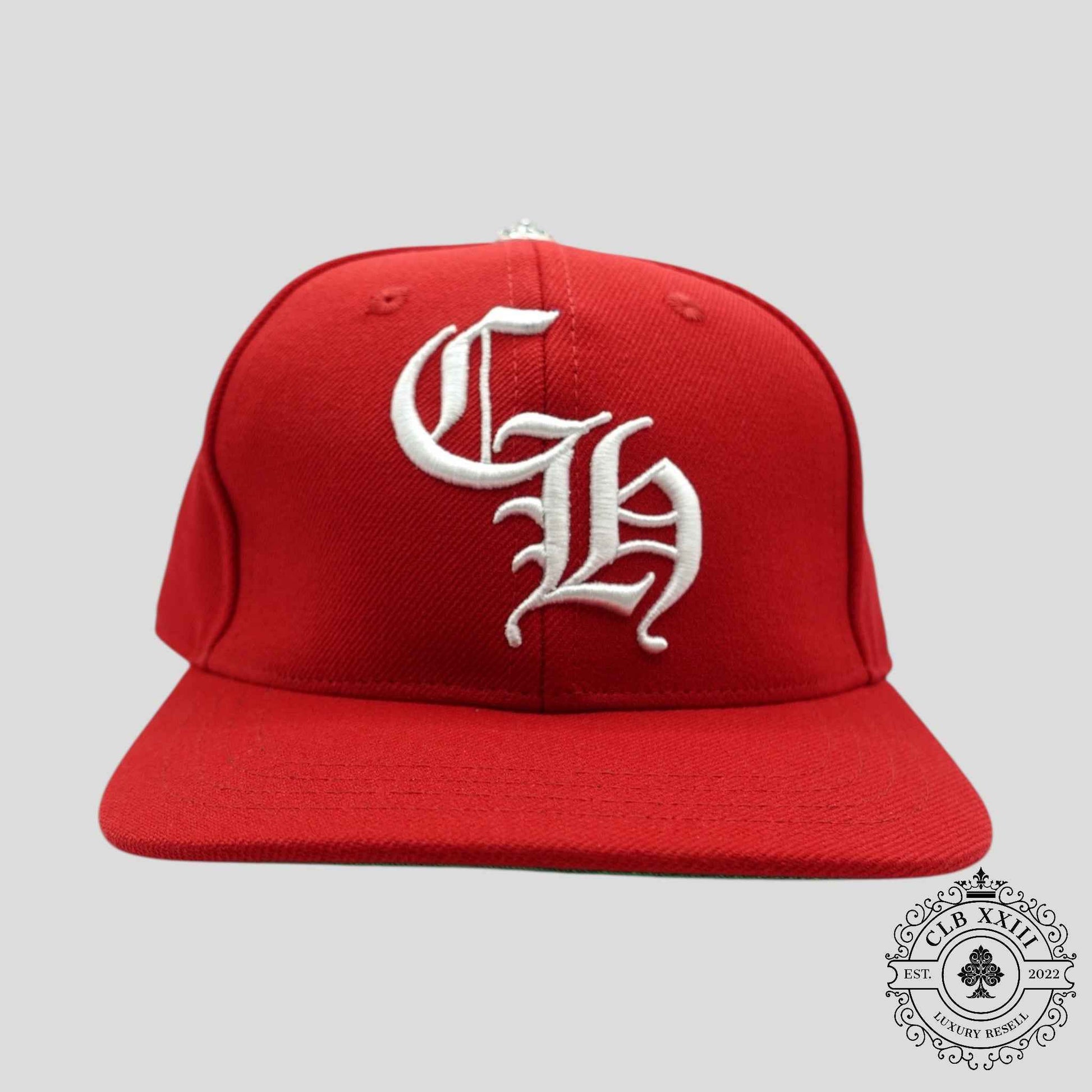 Chrome Hearts CH Embroidered Hat in Red