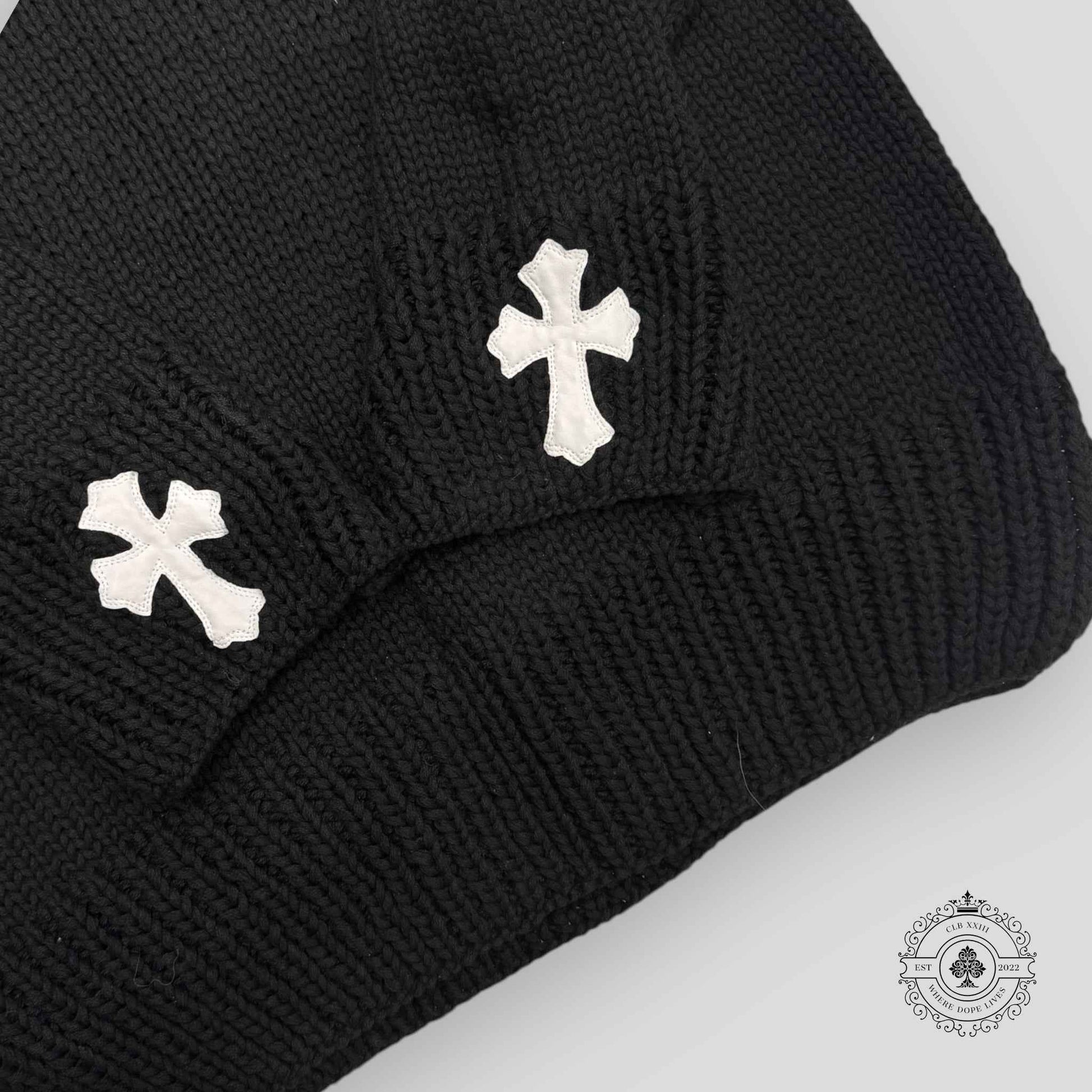 Chrome Hearts Cross Patch Knitted Sweater