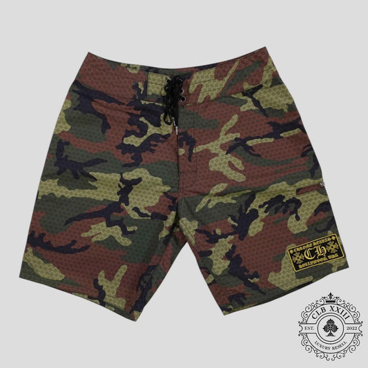 Chrome Hearts Board Shorts in Camo