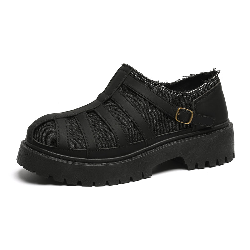 MLB LTHR-19 Chunky Platform Boots - Luxuryurbanwear