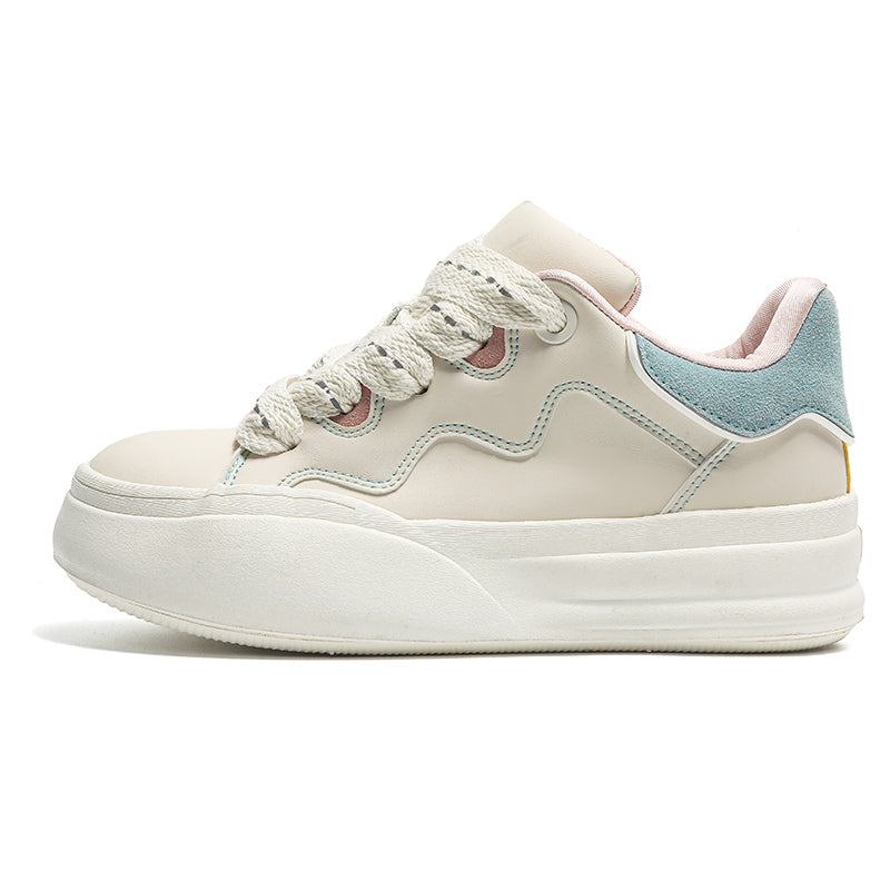 Side view of Movo Splash T84 sneakers showing the waterproof shell and oversized platform