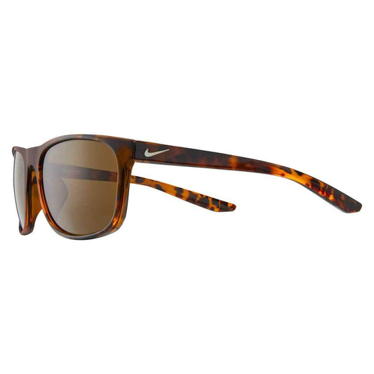 Nike CW4652-220 Endure Sunglasses Tortoise Frame Color Dark Brown Lens Tint