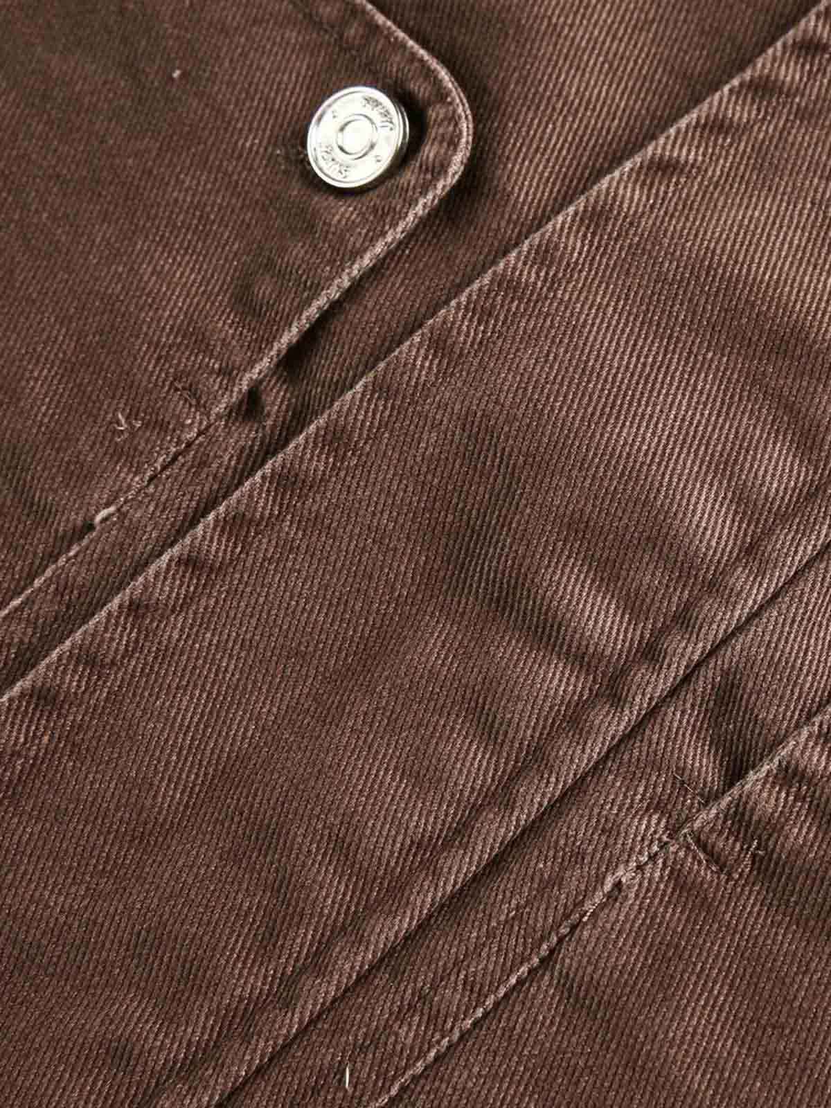 Stand Collar Elastic Hem Pocket Jacket