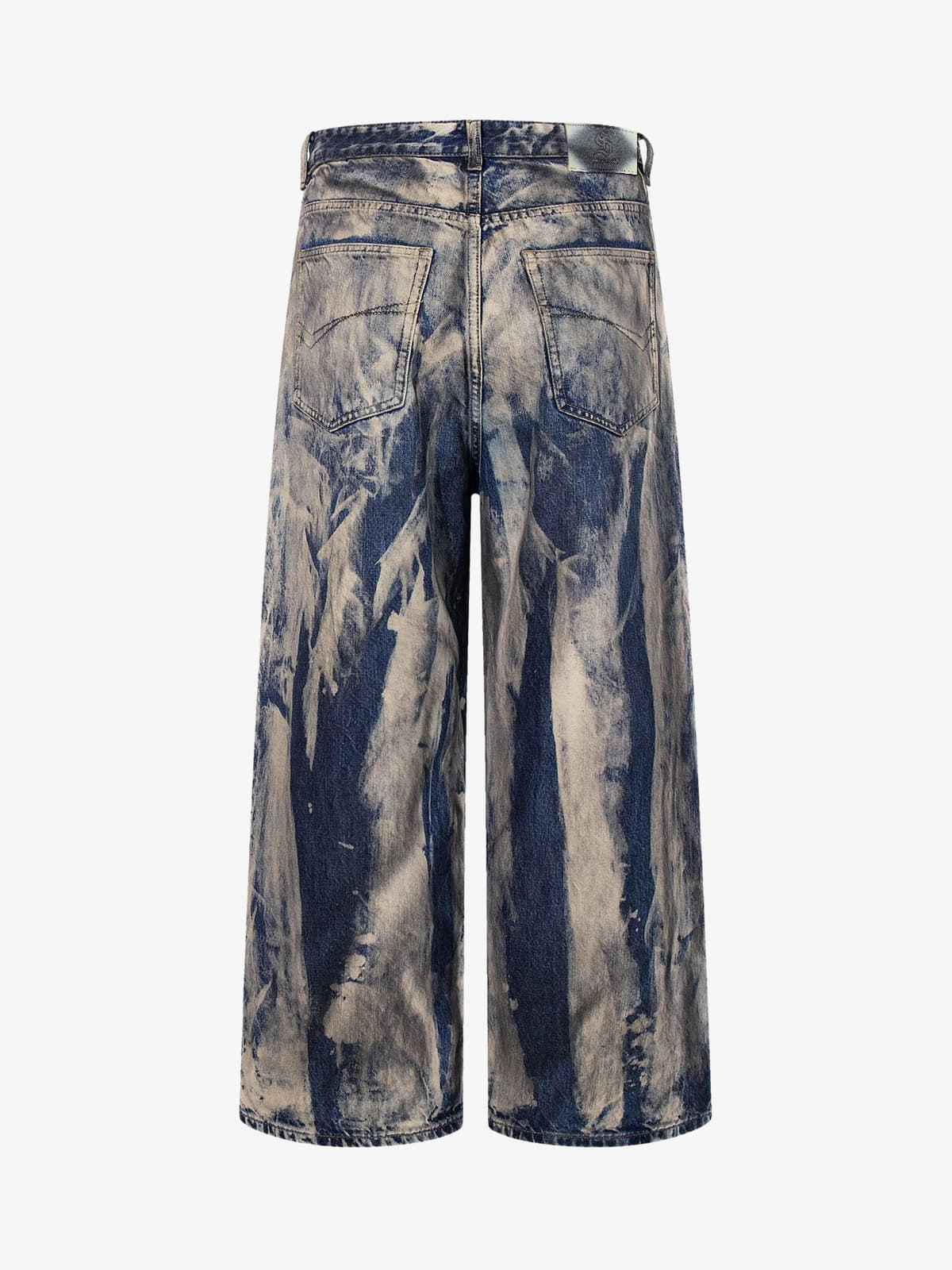 Vintage Acid Wash Tie-Dye Jeans