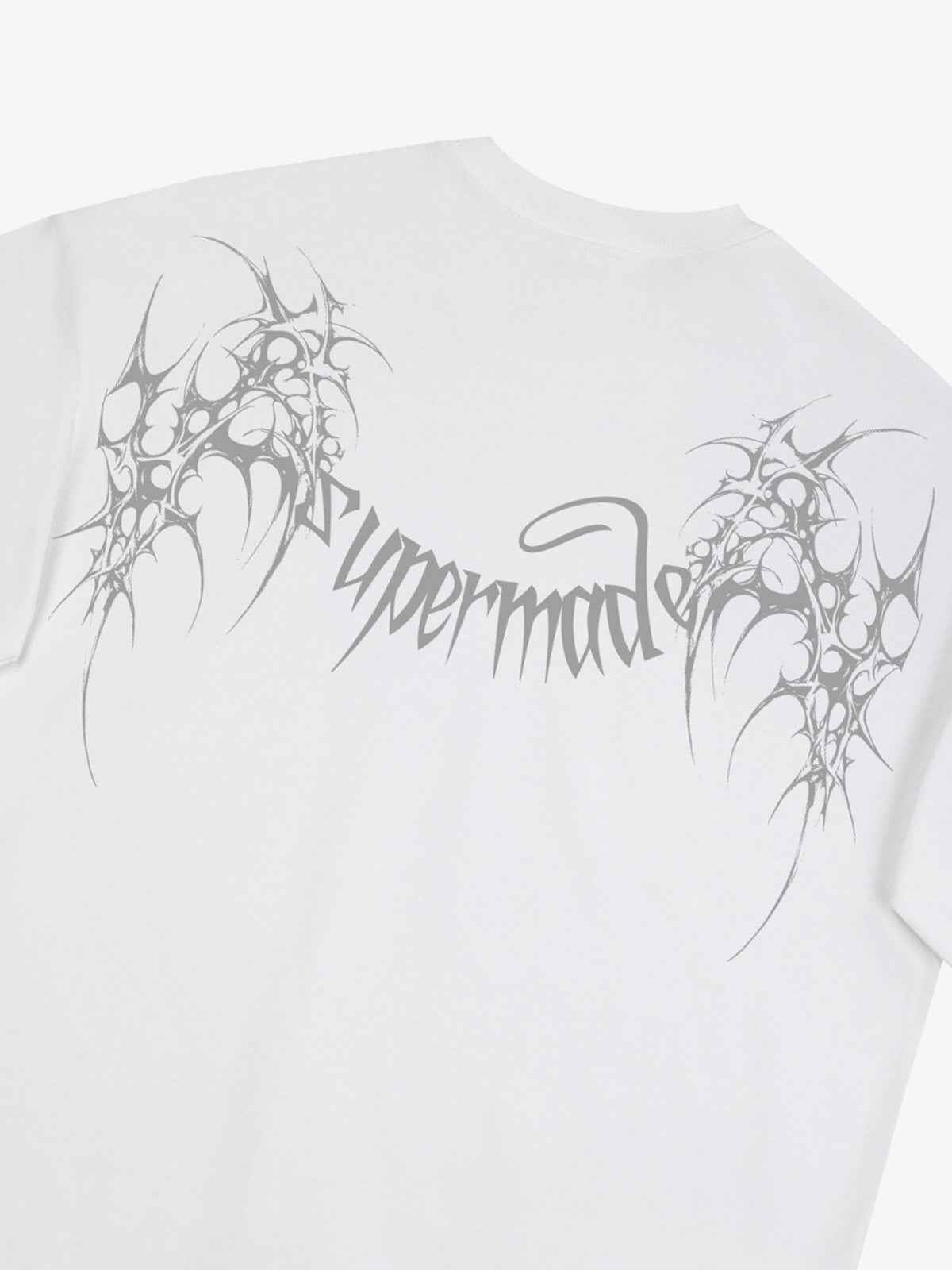 SUPM Gothic Sharp Letter Graphic T-Shirt