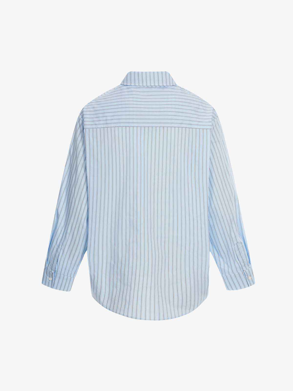 Fun Graffiti Striped Graphic Button-Up Shirt