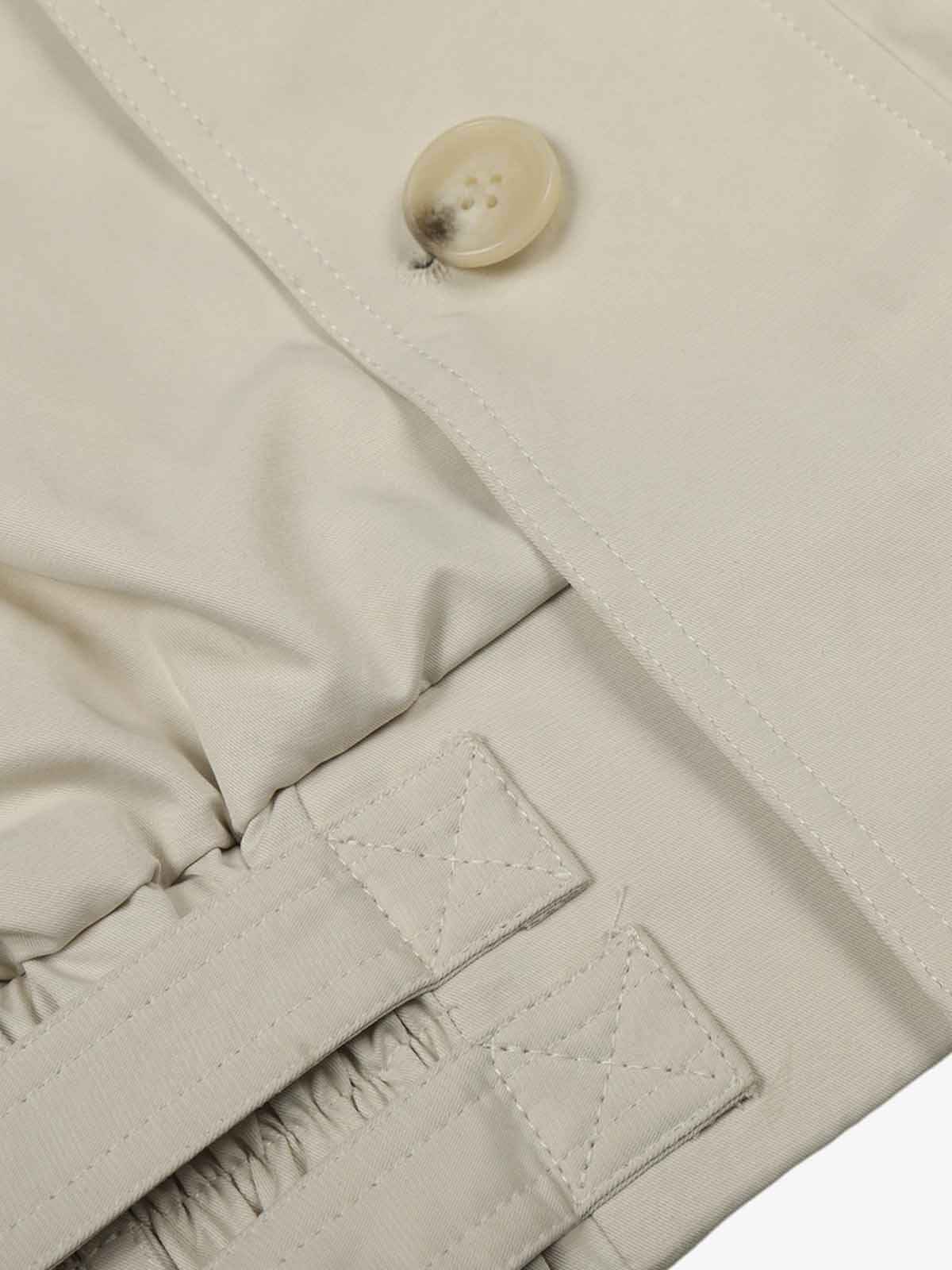 High Neck Belted Utility Cropped Jacket
