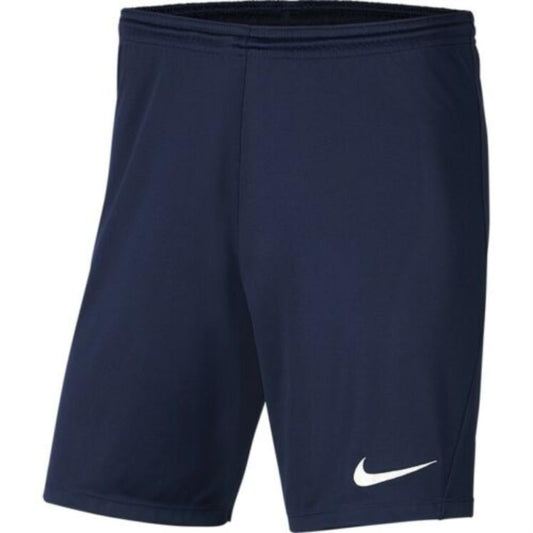 Nike Mens Soccer Park III Shorts (Navy/White Small)