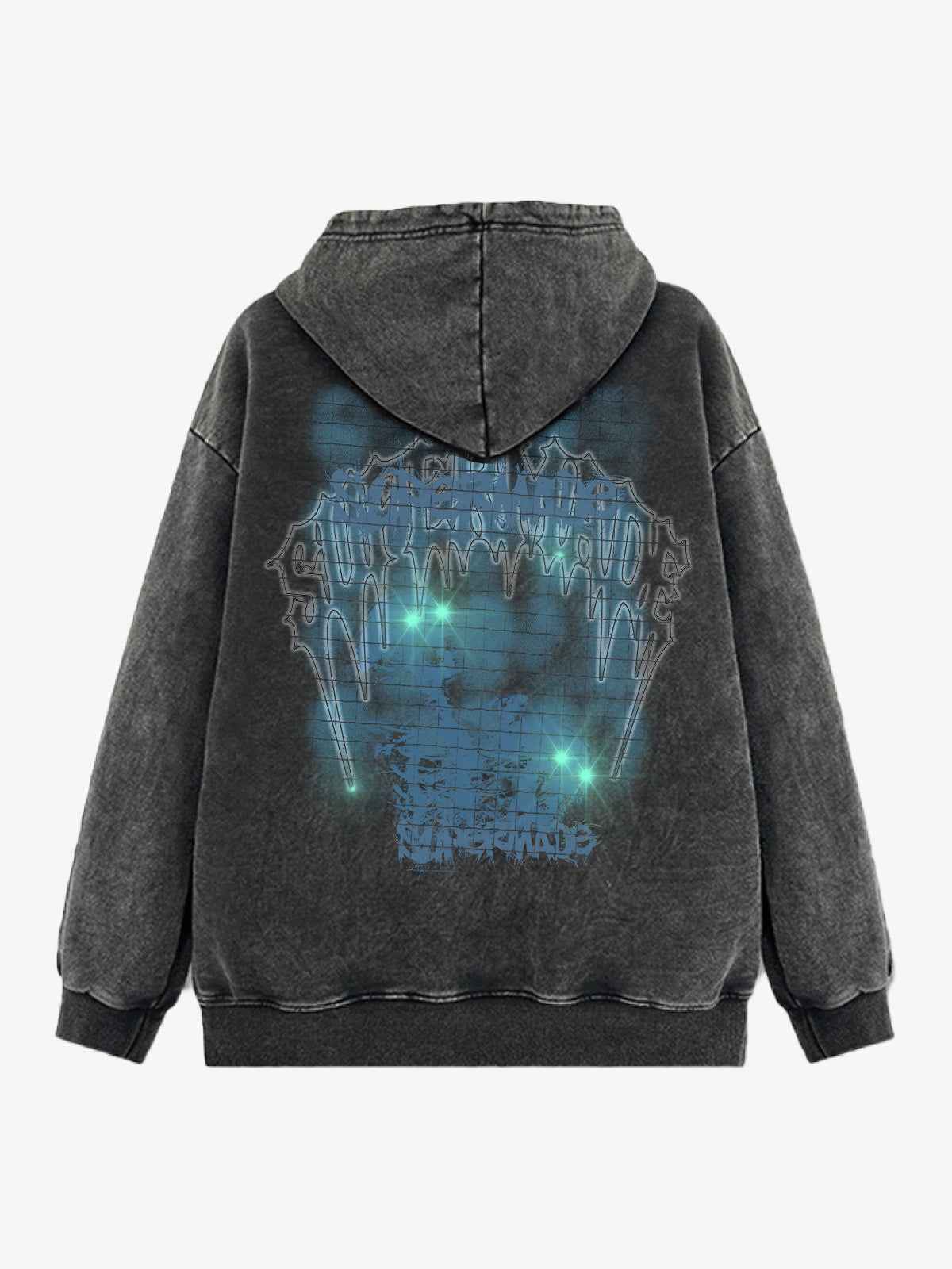 Gothic Skull Graphic Hoodie