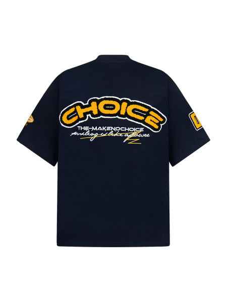 Heavy Embroidery Patch Embroidered T-Shirt