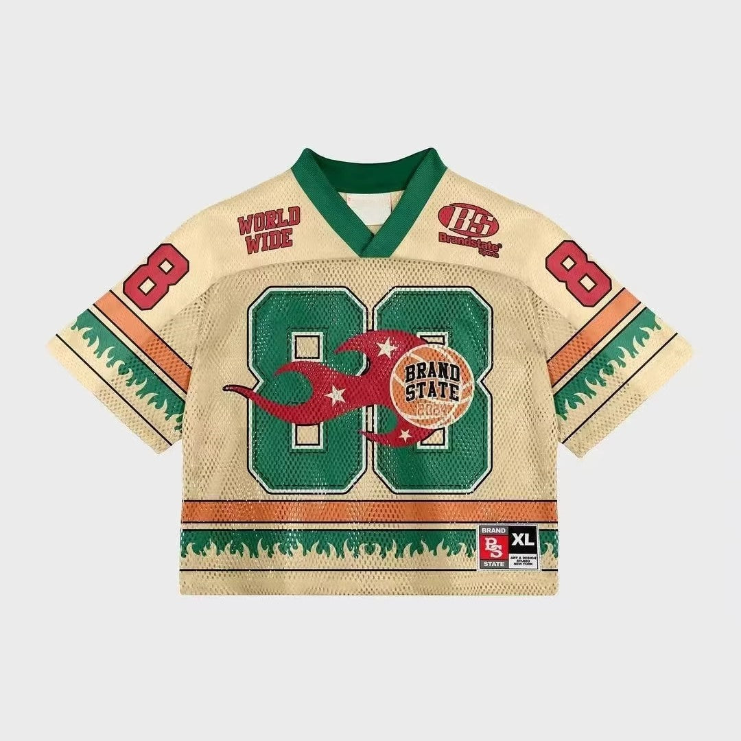 Unisex Mesh Football Jersey | Graphic Print - Luxuryurbanwear