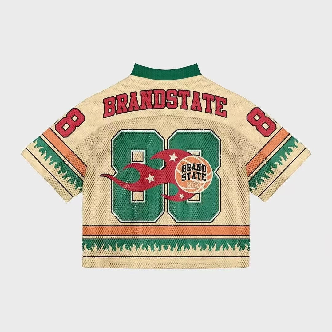 Unisex Mesh Football Jersey | Graphic Print - Luxuryurbanwear