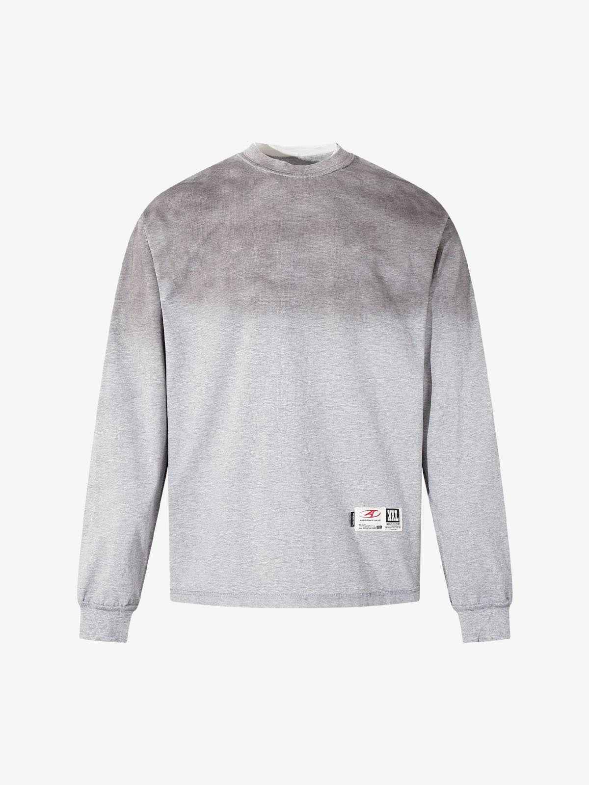 Street Dirty Dyed Washed Long-Sleeved T-Shirt