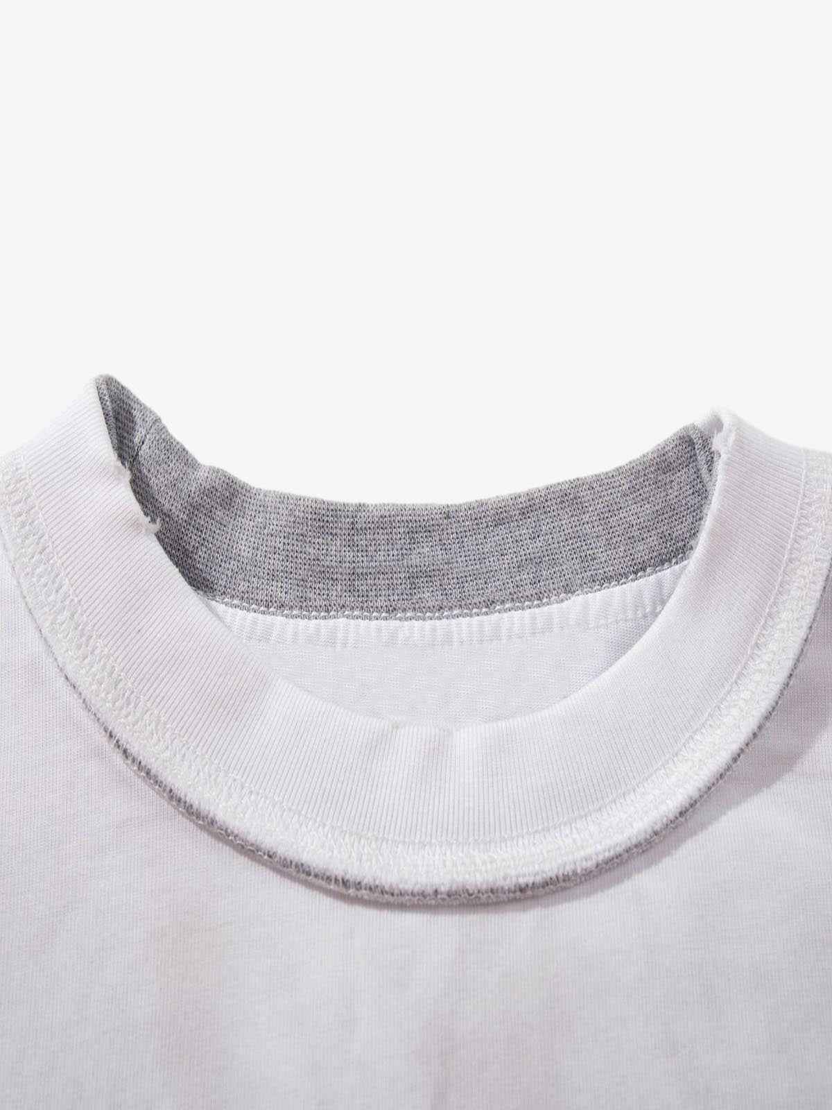 Street Dirty Dyed Washed Long-Sleeved T-Shirt