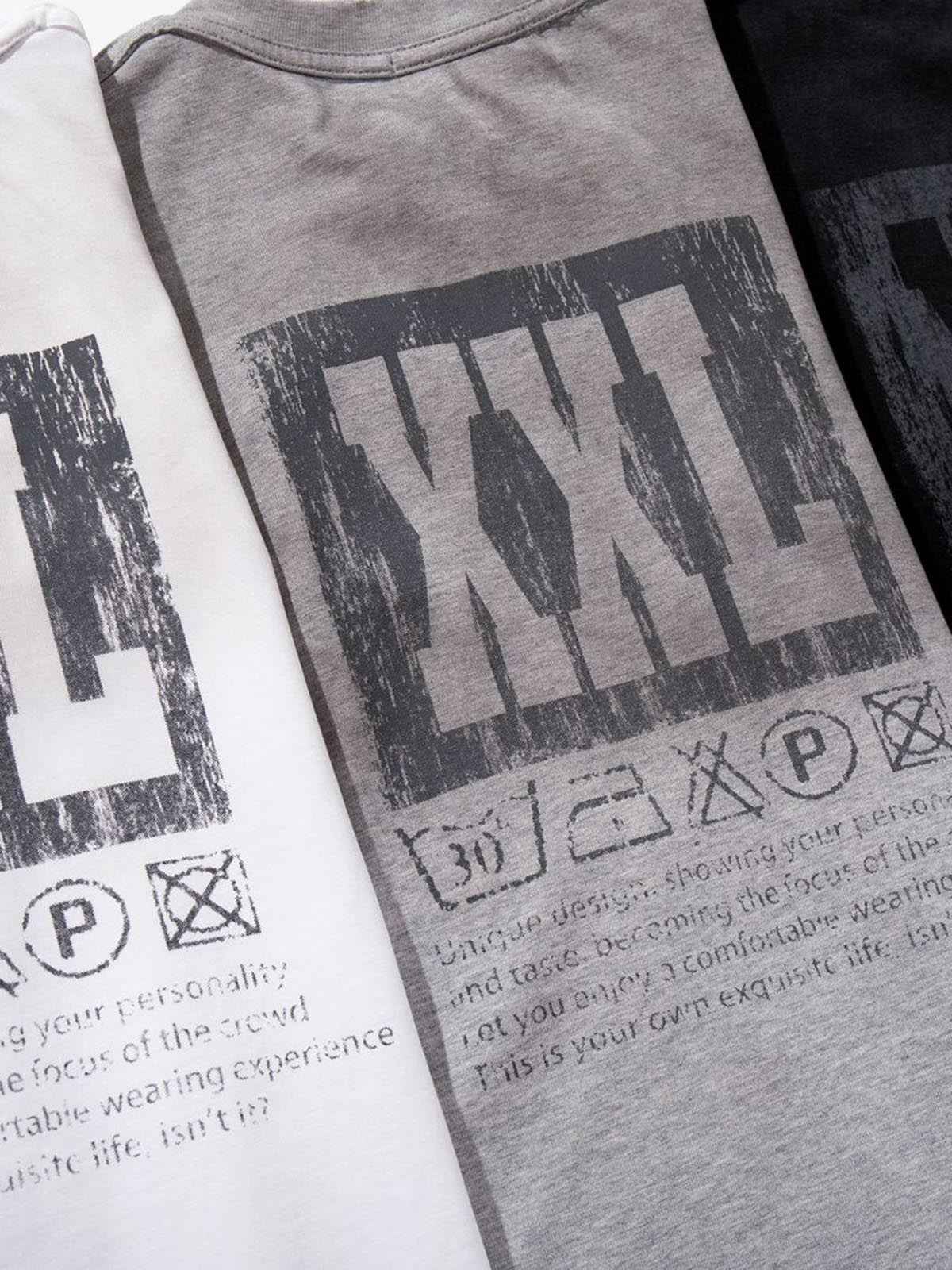 Street Dirty Dyed Washed Long-Sleeved T-Shirt
