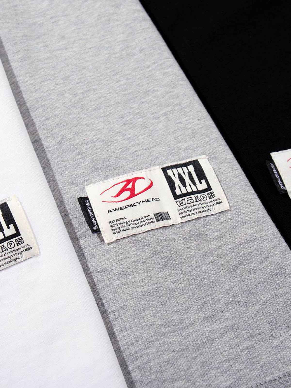 Street Dirty Dyed Washed Long-Sleeved T-Shirt
