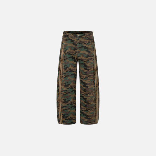 Rugged Loose Camouflage Style Outdoor Mountain Jeans - Luxuryurbanwear