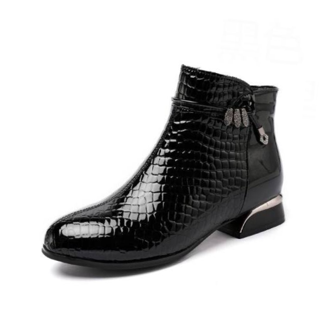 Fedra Women's Leather Fashion Boots - Luxuryurbanwear