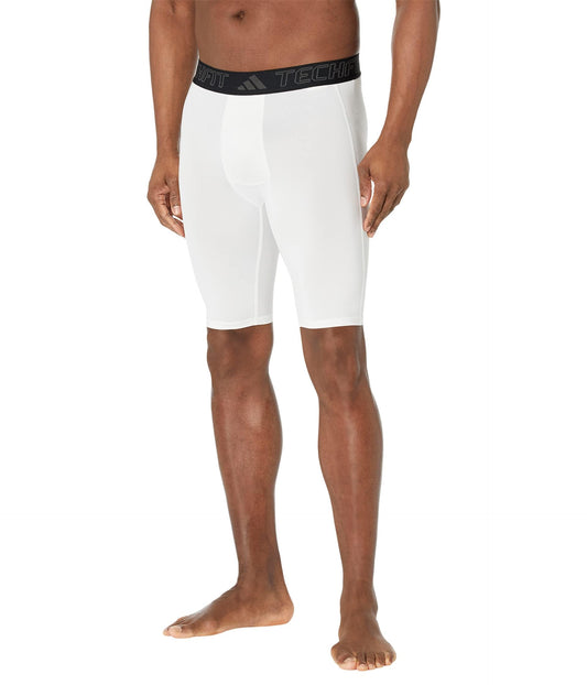 adidas Mens Techfit AEROREADY Training Short Tights White Small