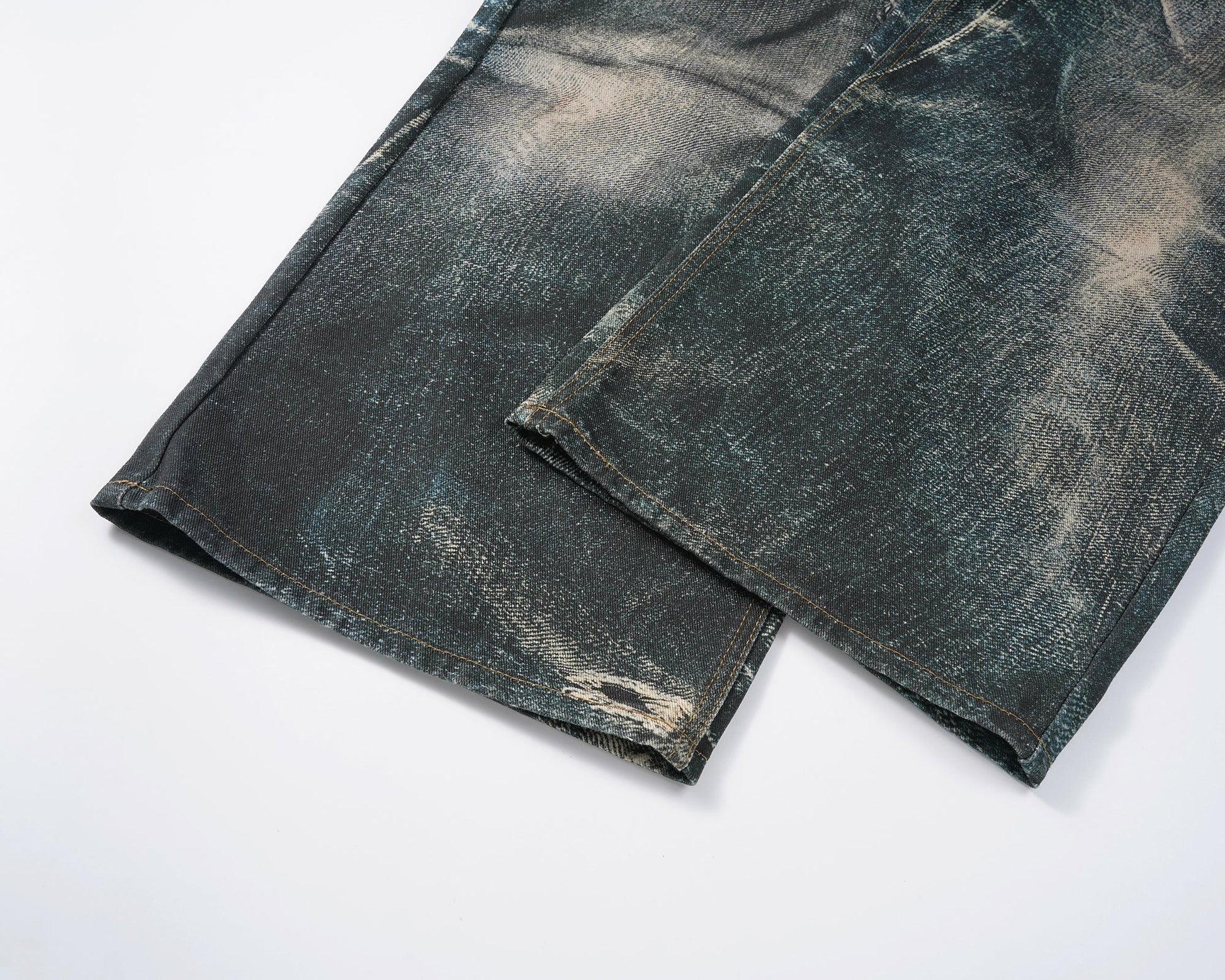 Pastel Chain Print | Denim Jeans - Luxuryurbanwear