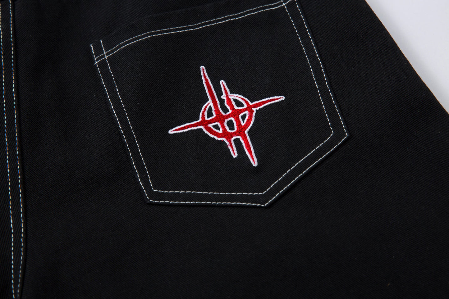Flame Graphic | Baggy Jeans - Luxuryurbanwear
