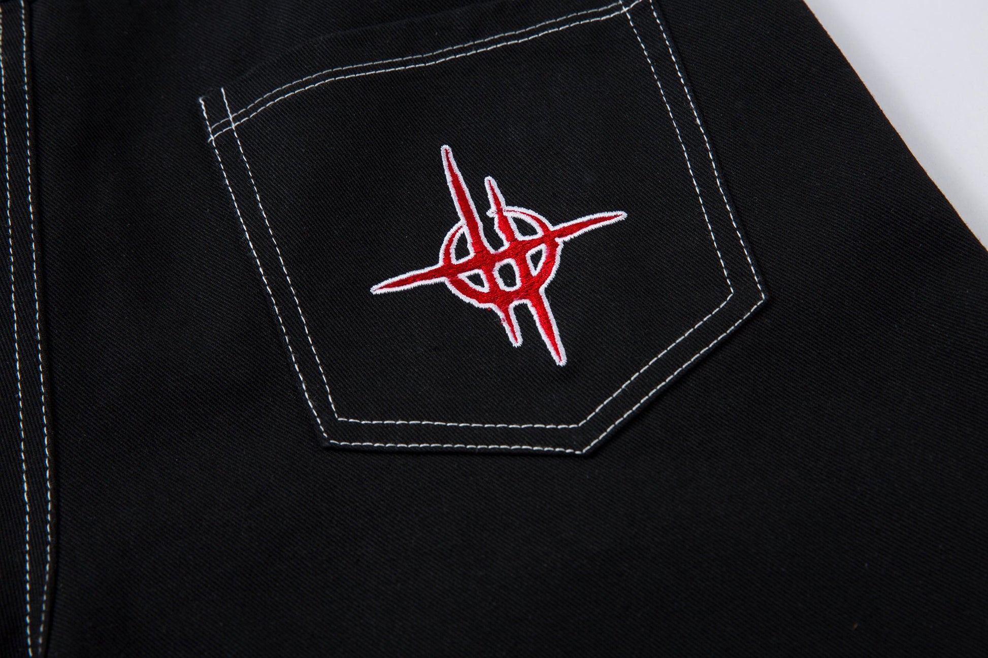 Flame Graphic | Baggy Jeans - Luxuryurbanwear