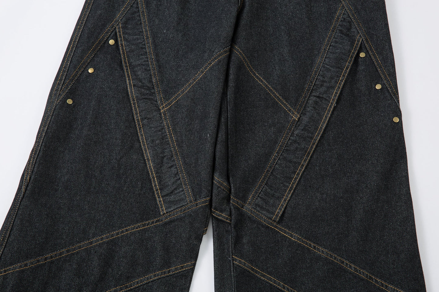 Minimal Panel Cut | Baggy Jeans - Luxuryurbanwear