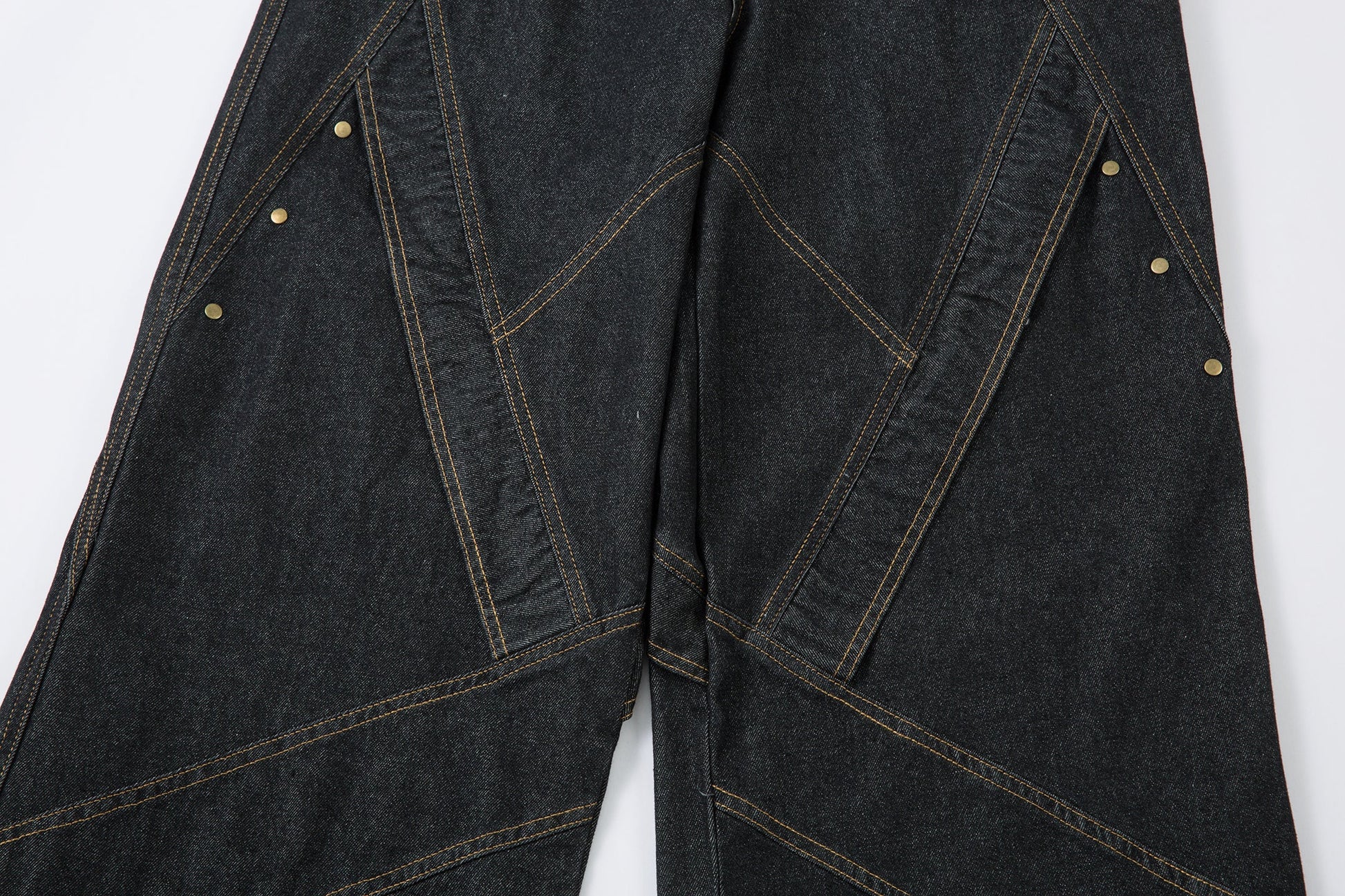 Minimal Panel Cut | Baggy Jeans - Luxuryurbanwear
